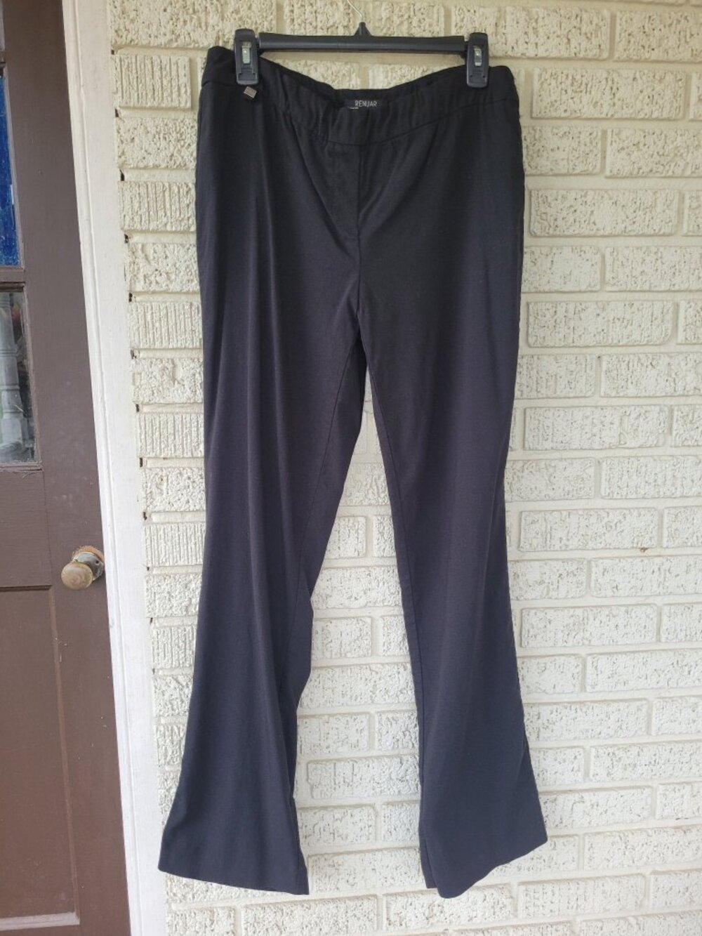 Renuar Black Pull On Pants Size 6